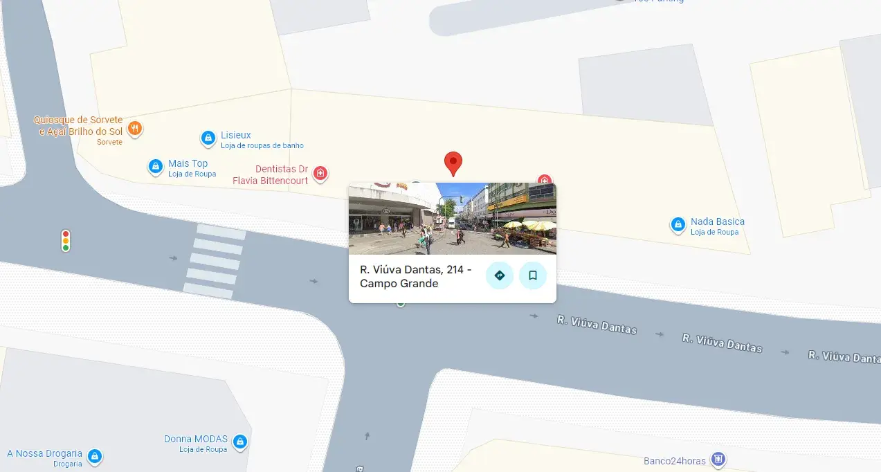 Mapa da localização